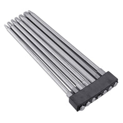7pcs 150mm Square Screwdriver Bits 1/4 Inch Hex Shank Screwdriver Bit