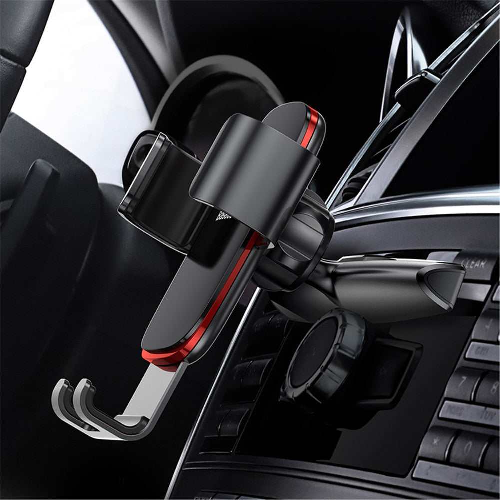 Metal Gravity Linkage Auto Lock CD Slot Car Mount Holder Stand
