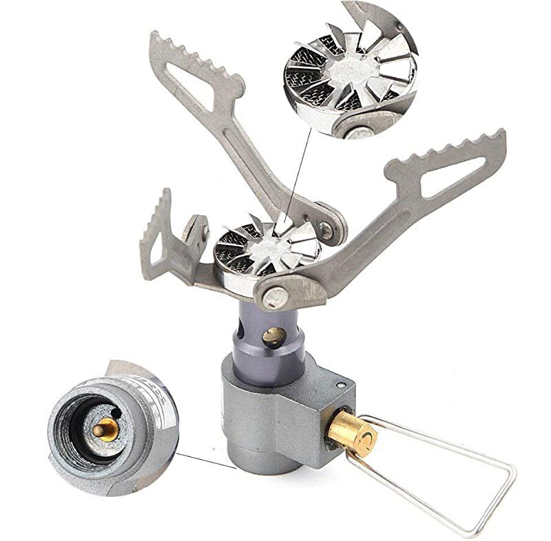 BRS Mini Gas Stove Portable Ultra-Light Titanium Alloy Cooking Stove Camping Burner Outdoor Picnic
