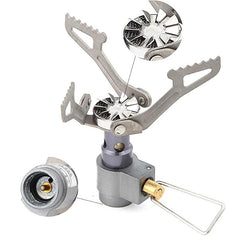 BRS Mini Gas Stove Portable Ultra-Light Titanium Alloy Cooking Stove Camping Burner Outdoor Picnic