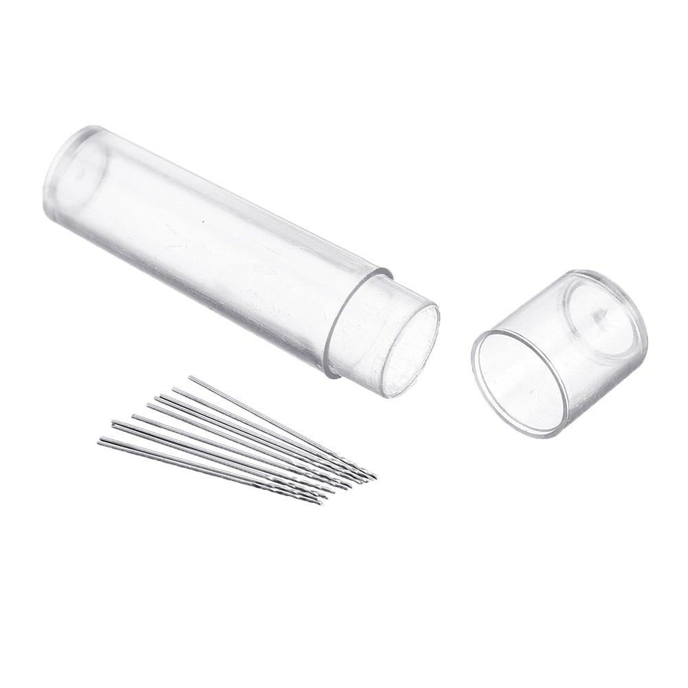 10Pcs 0.4-2.0mm Drill Bit HSS High Speed Steel Straight Shank Twist Drill Bit For Hand Twist Drill