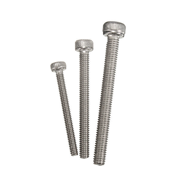 M2/M2.5/M3 Stainless Hex Socket Cap Head Screws Allen bolt Nut Assortment Kit 300pcs