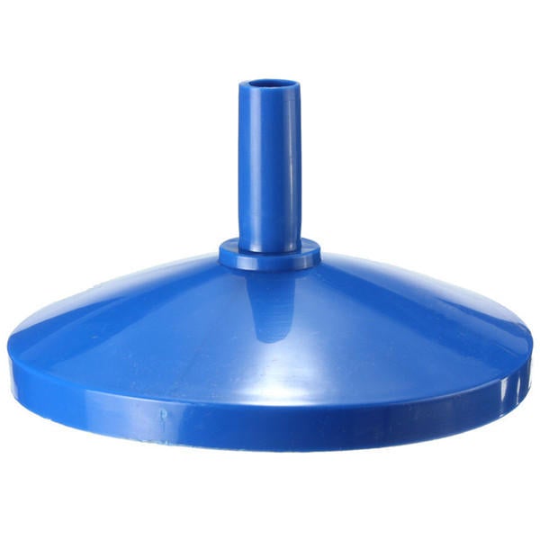 100 Holes Drill Bit Storage Case Multifunctional Plastic Round Shape Drill Bit Display Box Blue