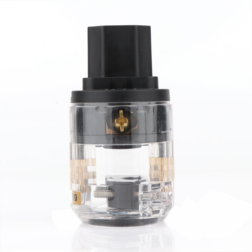Power Plug IEC Gold Plated EU Audio Connector Hi-Fi Brass Ac Power Cord Plugs For Speaker
