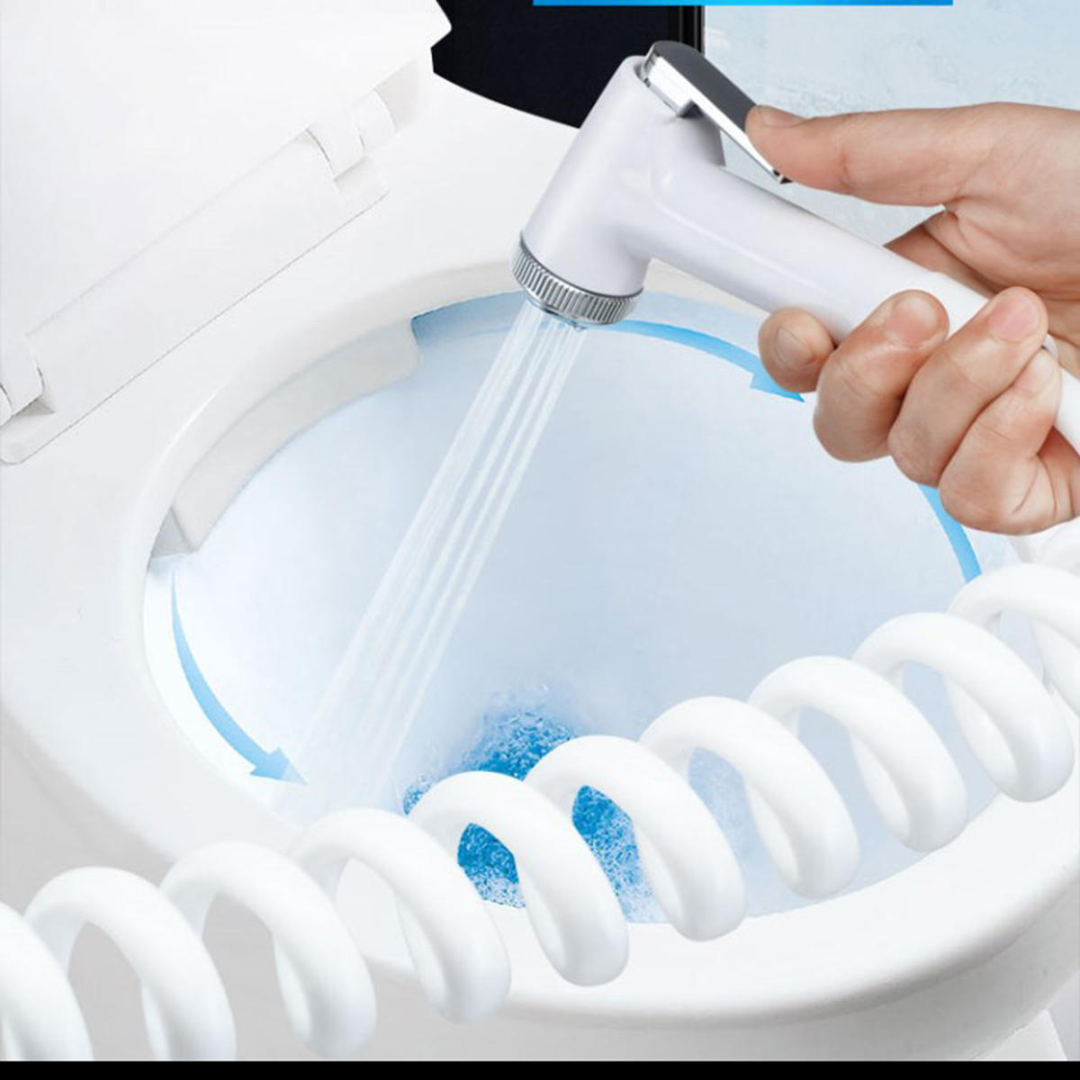 ABS Handheld Toilet Portable Bidet Sprayer Nozzle Shower Head Seat Bathroom Kit Home Tool