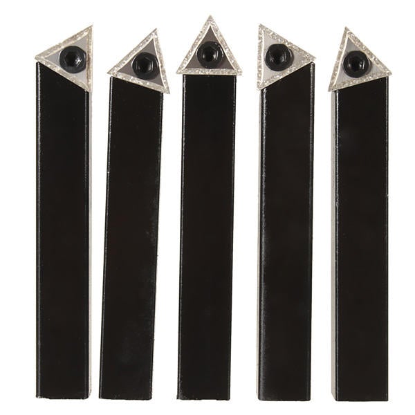 5pcs 1/2 Inch Shank Indexable Lathe Set Turning Tool Holder For TCMT16T3 Carbide Insert