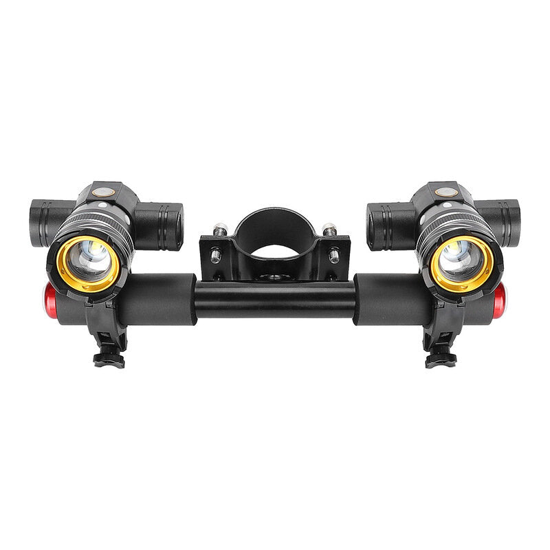 Scooter Lighting Headlight with Kids Armrest T6 USB Rechargeable LED Light for Scooter M365/G30