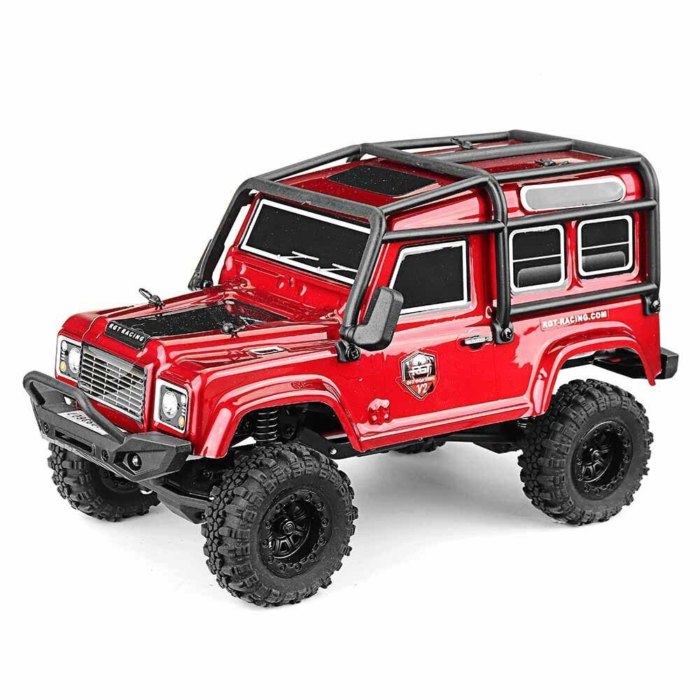 2.4G RC Car 4WD 15KM/H Vehicle RC Rock Crawler Off-road Two Battery