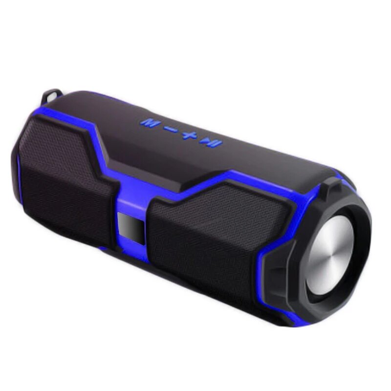 Bluetooth Speaker LED Colorful Music Bass Light Waterproof Portable Outdoor Wireless Loudspeaker Support TF Card FM Radio Aux Input