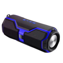 Bluetooth Speaker LED Colorful Music Bass Light Waterproof Portable Outdoor Wireless Loudspeaker Support TF Card FM Radio Aux Input