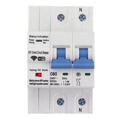 WiFi Smart Circuit Breaker Switch Smart Home Automation Overload Short Circuit Voice Control with Alexa Google Home,100A