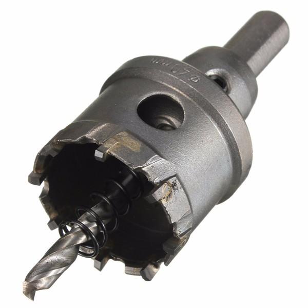 25mm - 45mm Carbide Tip Metal Cutter Hole Saw with Wrench/ Twist Drill Bit