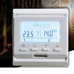 LCD Programmable Smart Thermostat Digital Display Temperature Controller for Electric Floor Heating Room Air