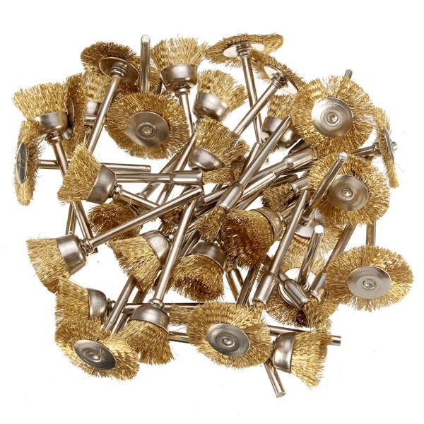 45pcs Steel Wire Wheel Brushes Sanding Set Dremel Accessories for Rotary Tool