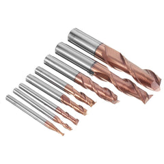 55 Degree Tungsten Carbide 2 Flutes Milling Cutter TiAlN Coating 2-12mm CNC Cutter Milling Tool
