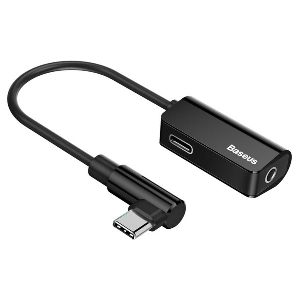 Type-c to Type-c Charging + 3.5mm Audio Music Adapter Converter for Huawei