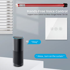 1800W EU/US Plug Switch Control Automatic Electric APP Voice Control Roller Wifi Curtain Motor