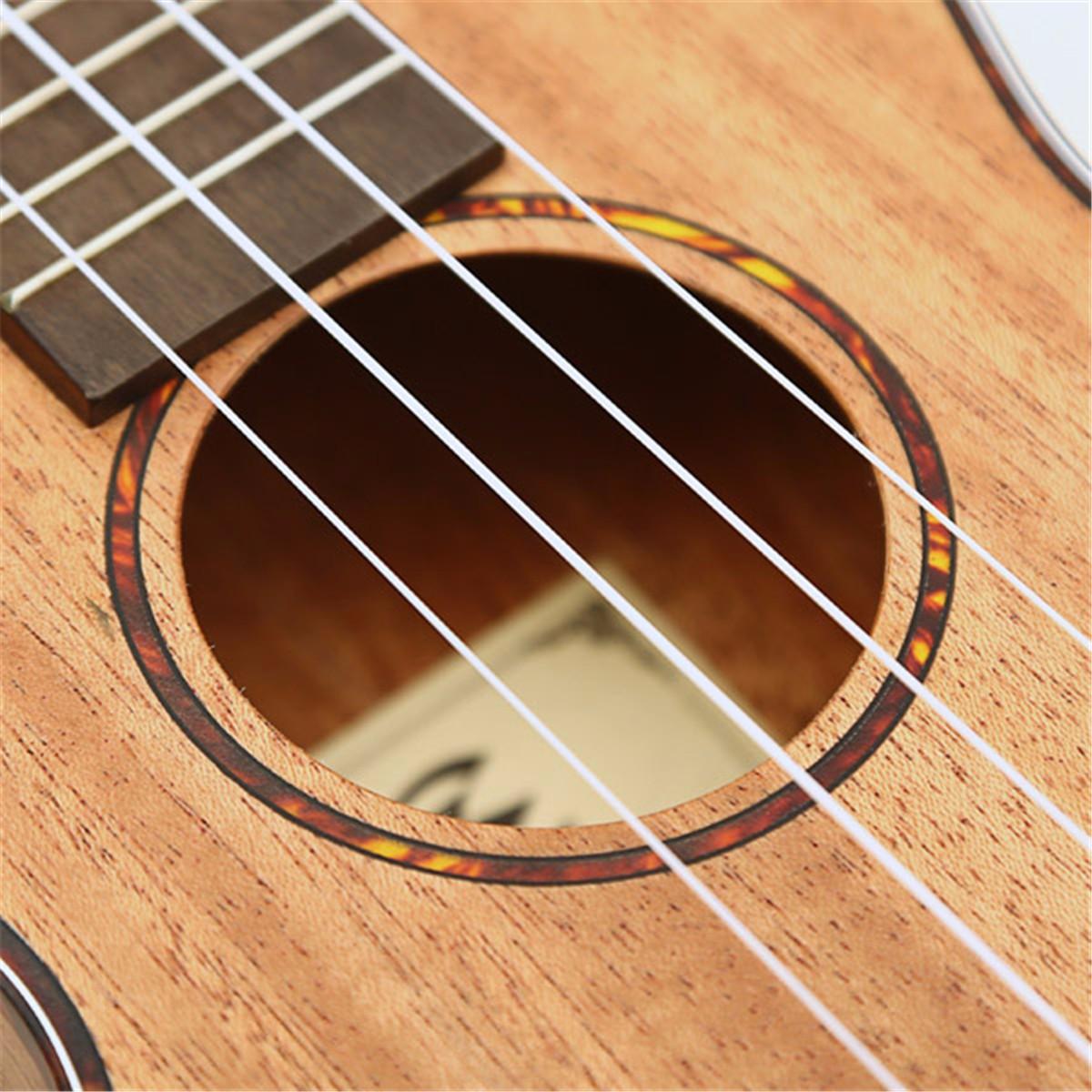 23 Inch 26 Ukulele Natural Mahogany Wood Nylon String Beginner Musical Instrument