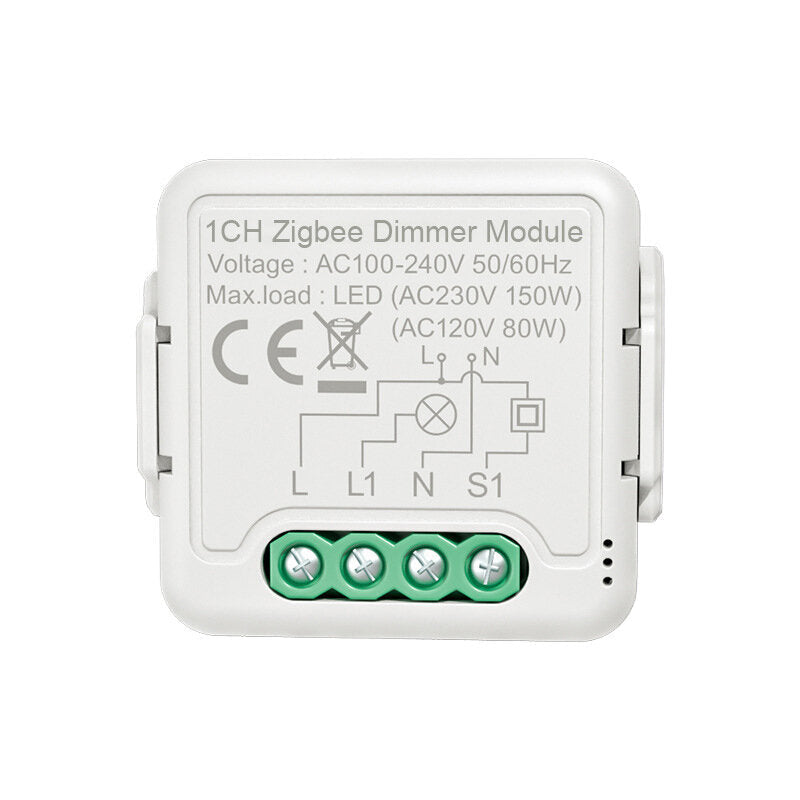 Dimmer Module Light Switch Module Light Control Mobilephone APP Remote Control Intelligent Home Voice Control 1 Gang