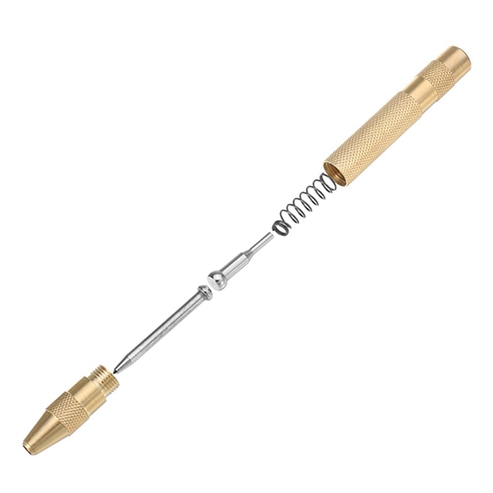 6mm Automatic Center Pin Punch Spring Loaded Marking Starting Holes Tool