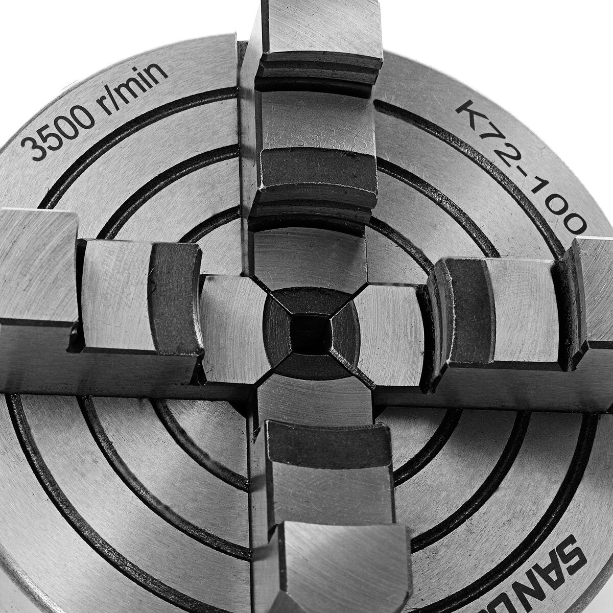 Lathe Chuck 80/100/125mm 4 Jaw Independent Hardened Reversible Tool