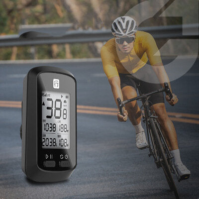 GPS Wireless Bicycle Computer IPX7 Waterproof 25h Battery Life Built-in Barometer Odometer Bicycle Speedometer