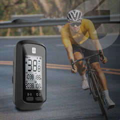 GPS Wireless Bicycle Computer IPX7 Waterproof 25h Battery Life Built-in Barometer Odometer Bicycle Speedometer