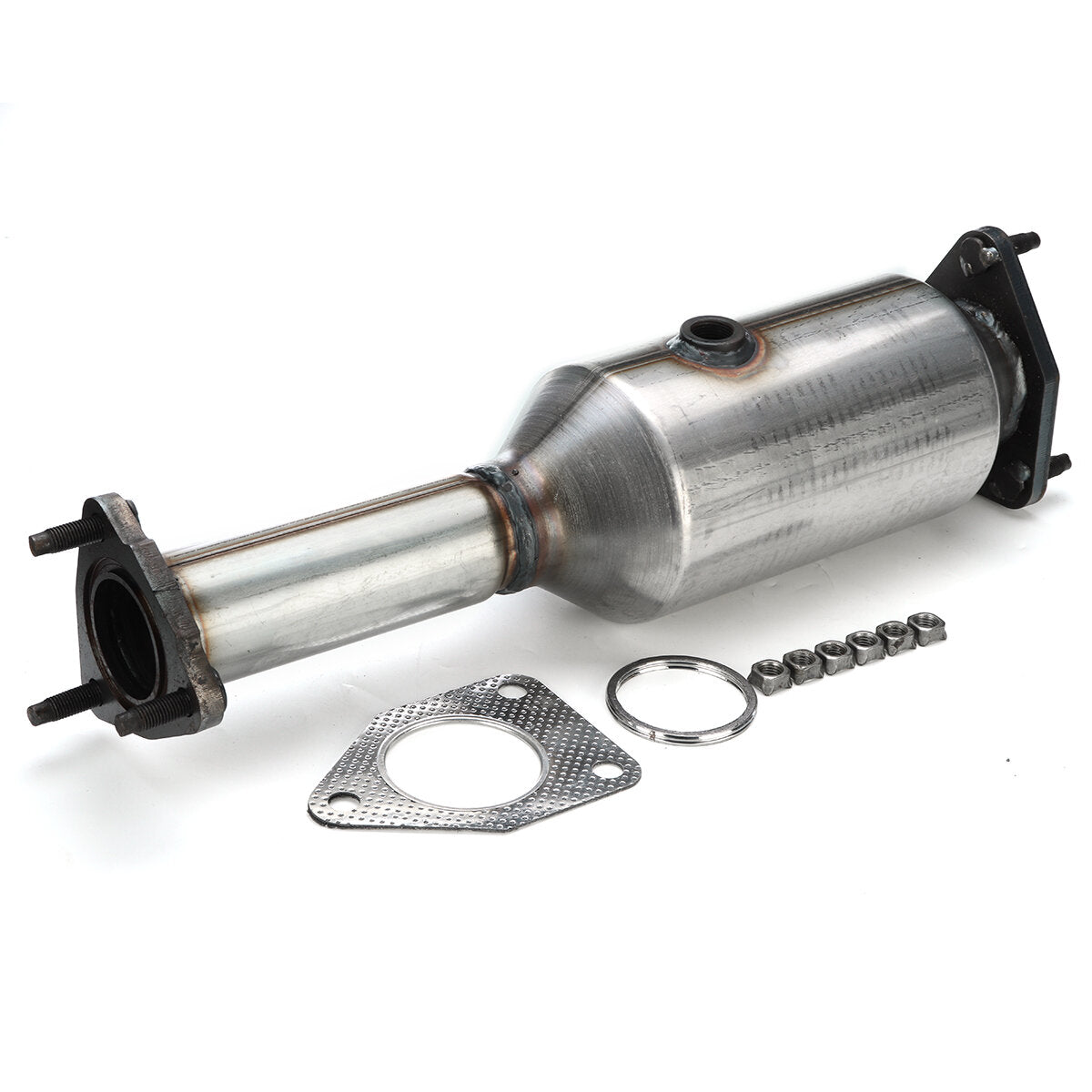 2.3L Exhaust Shaft Three-way Catalytic Converter Escape-pipe Tail Gas Purifier with Gaskets