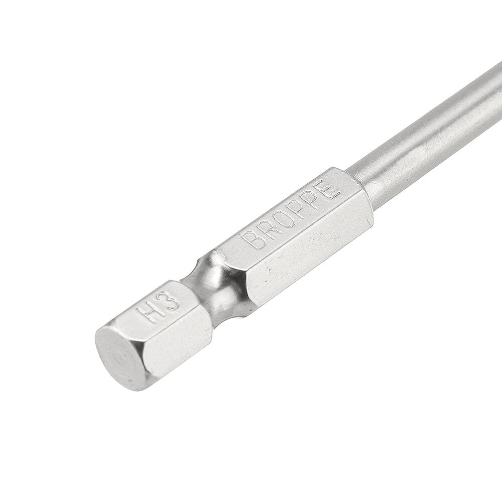 8Pcs 1/4" 150mm Hex Screwdriver Bits 1.5-8mm Magnetic Electronic Drill S2 Steel Hexagonal Screw Driver Bit Set Power Driver Tools