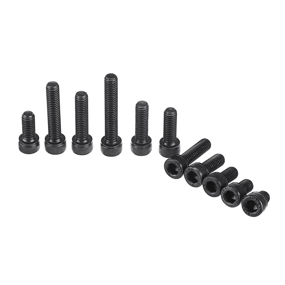 92Pcs M6 12.9 Grade Carbon Steel Hex Socket Cap Head Screw Bolt 8-35mm Set