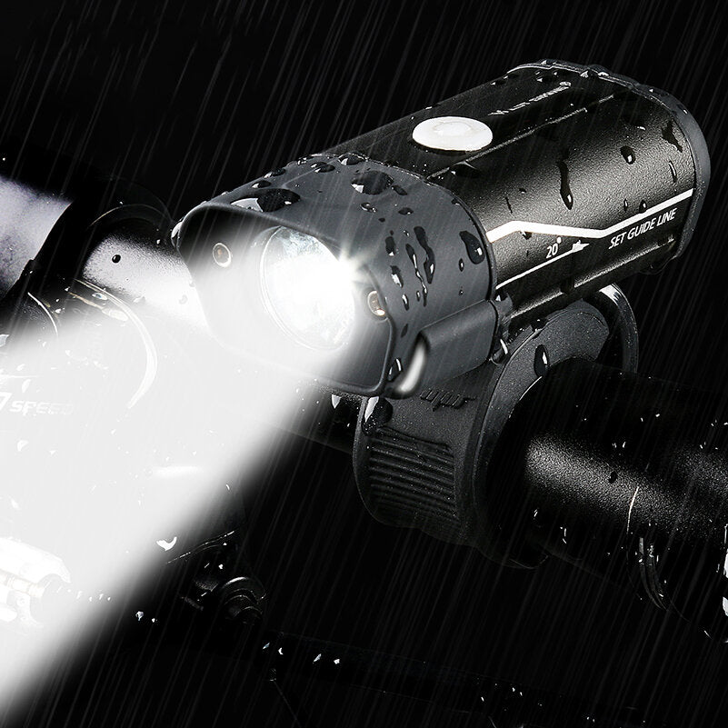 350lm Bike Headlight 5 Modes Ultralight USB Rechargeable Bicycle Front Lamp Outdoor Cycling