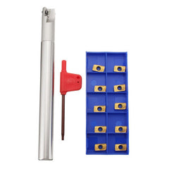 Milling Cutter Boring Bar Turning Tool Holder with 8pcs APMT1135PDERDP Inserts