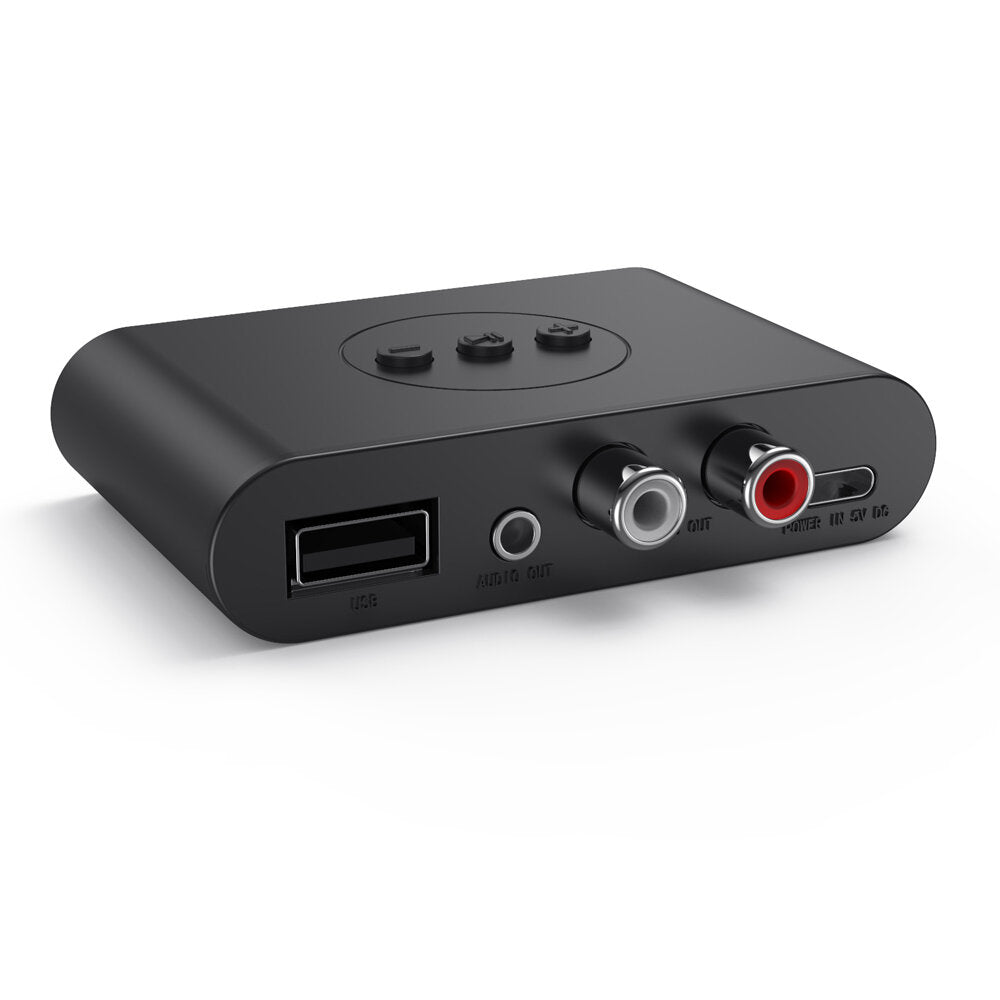 Bluetooth 5.0 Music Receiver Car Bluetooth Hands-free Support U Disk Playback Dual Output One for Two