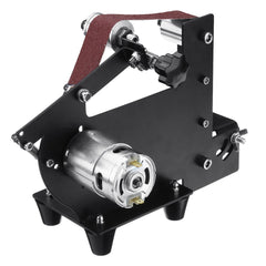 DIY Belt Sander Attachment Use 775 795 895 Motor Sanding Belt Adapter Bracket with 5mm Motor Connecting Shaft