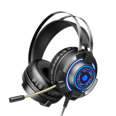 Gaming Headset RGB Light Head-Mounted Wired Headset For Desktop Computers Laptops