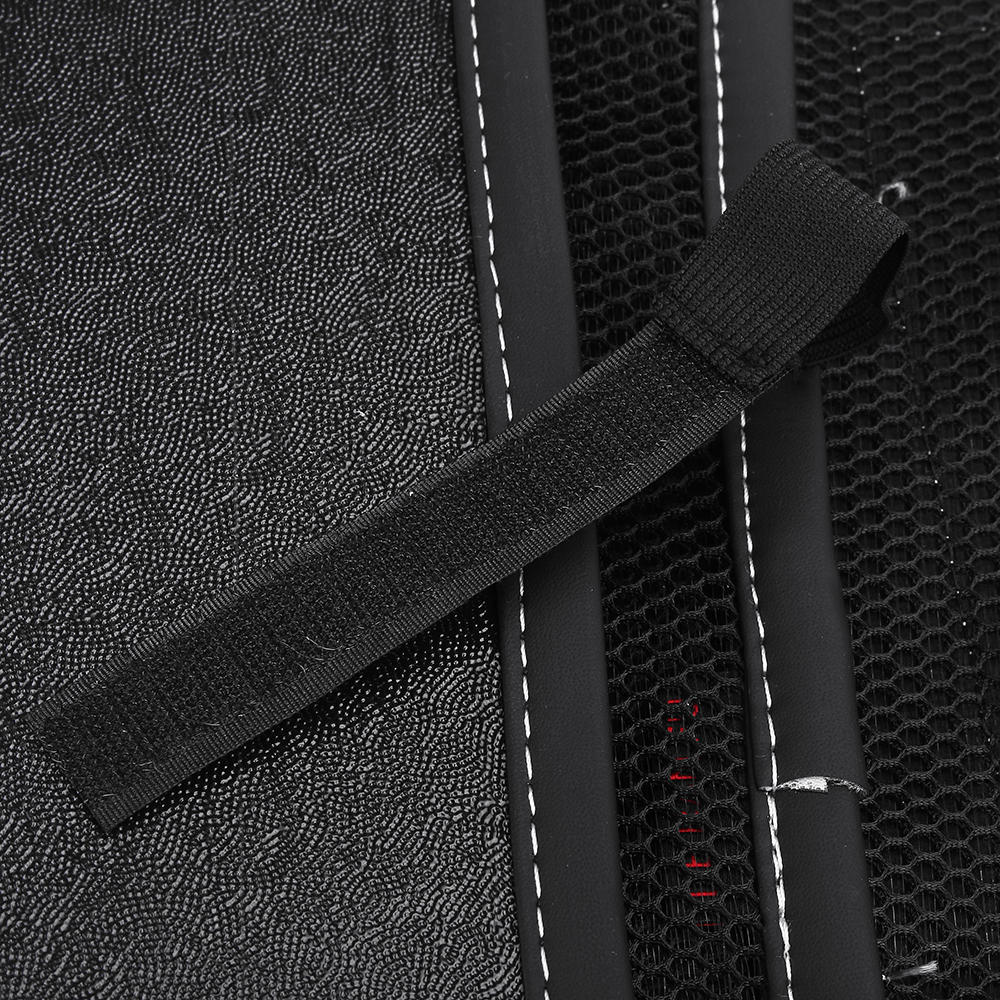 Leather Car Seat Back Storage Bag Organizer Holder Multi Pocket Travel Storage Hanging Net