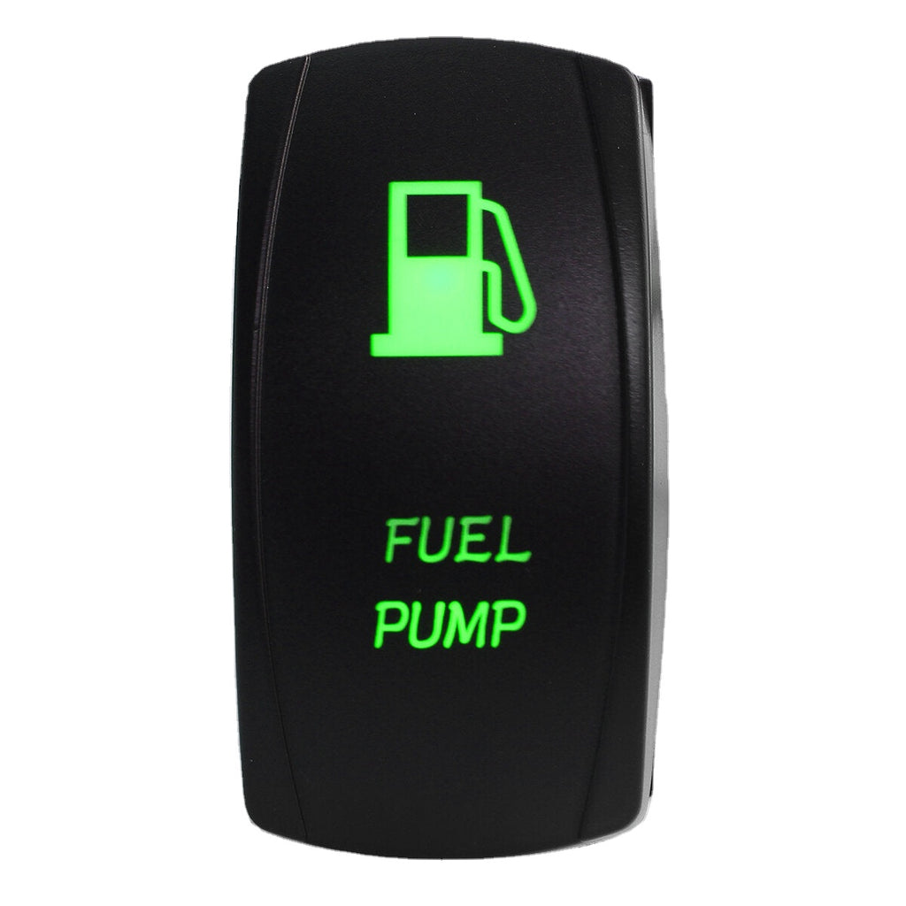 DC12/24V Fuel Pump LED Switch For Marine Boat Car Motorcycle Red/Blue/Green/Orange/White