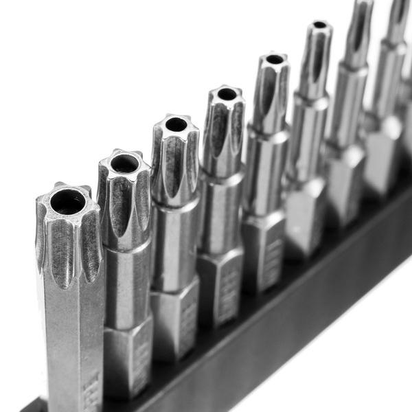 12pcs T5-T40 50mm Magnetic Torx Screwdriver Bits 1/4 Inch Hex Shank Screwdriver Bit Set