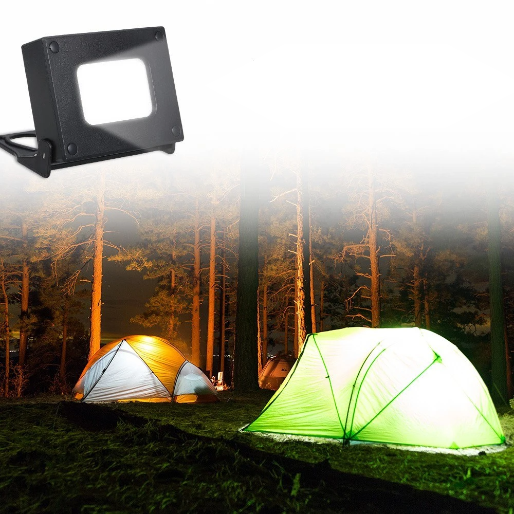 Portable LED Pocket Floodlight, Mini Power Bank High Bright for Outdoor Camping Hiking Emergency