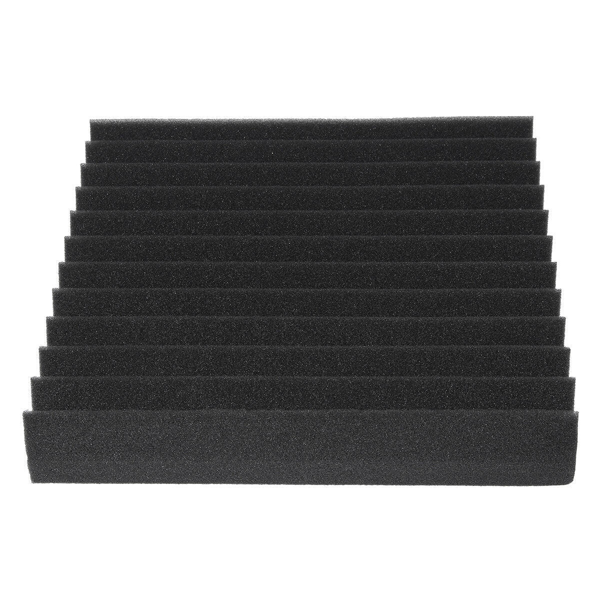 6Pcs Triangular Sound Insulation Cotton KTV Muffler Sponge Foam Pad Wall Absorption