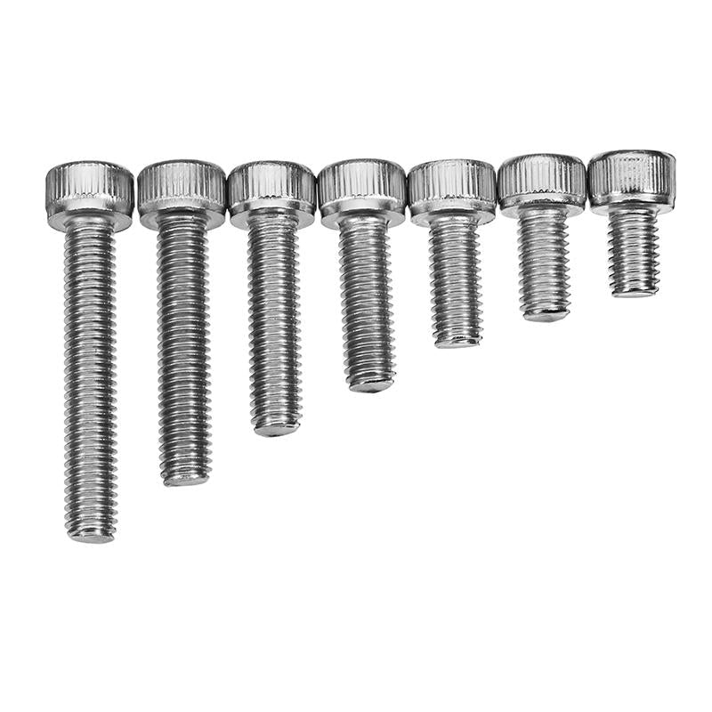 50Pcs M5 Stainless Steel Hex Socket Cap Head Screws Bolts 8-30mm Optional Length