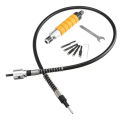 Wood Carving Chisel with 5 Carving Blades and Rotary Shaft for wood working Carving Machine Tool