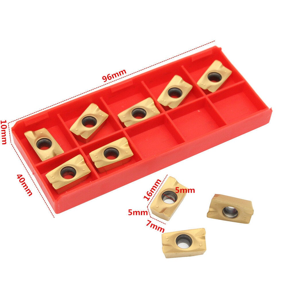 10pcs Carbide Inserts for 400R Milling Cutter Turning Tool