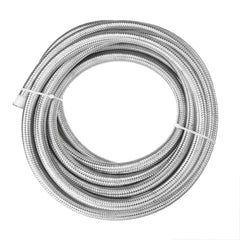 20FT 609.6cm Fuel Hose Oil Gas Line PTFE Stainless Steel Braided
