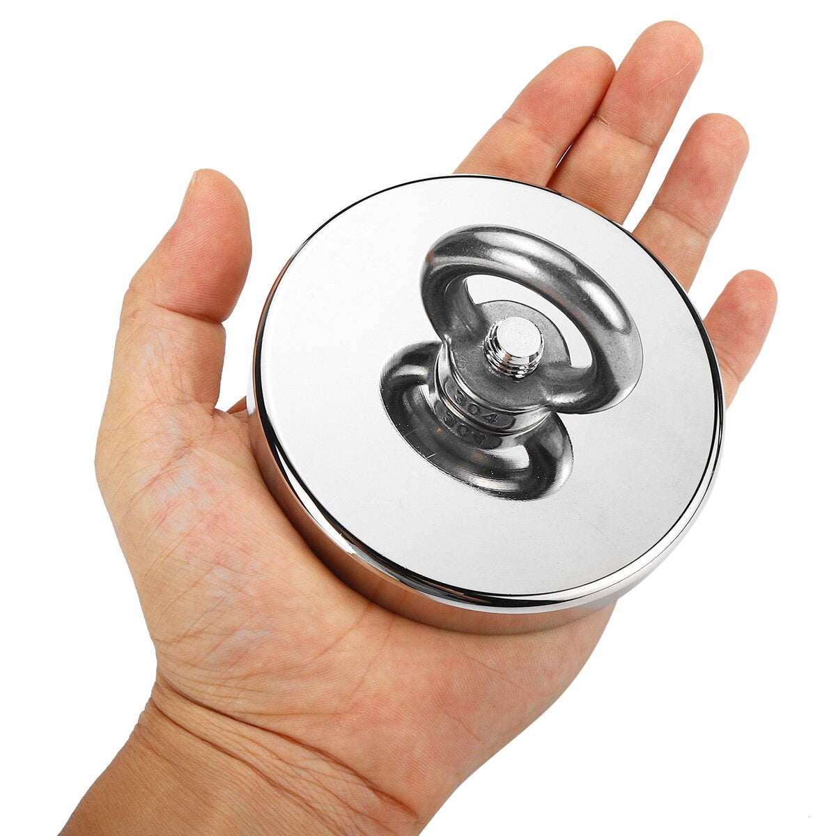 Powerful Round Neodymium Magnet Hook Salvage Magnet Sea Fishing Equipments Holder for Bearing 400kg