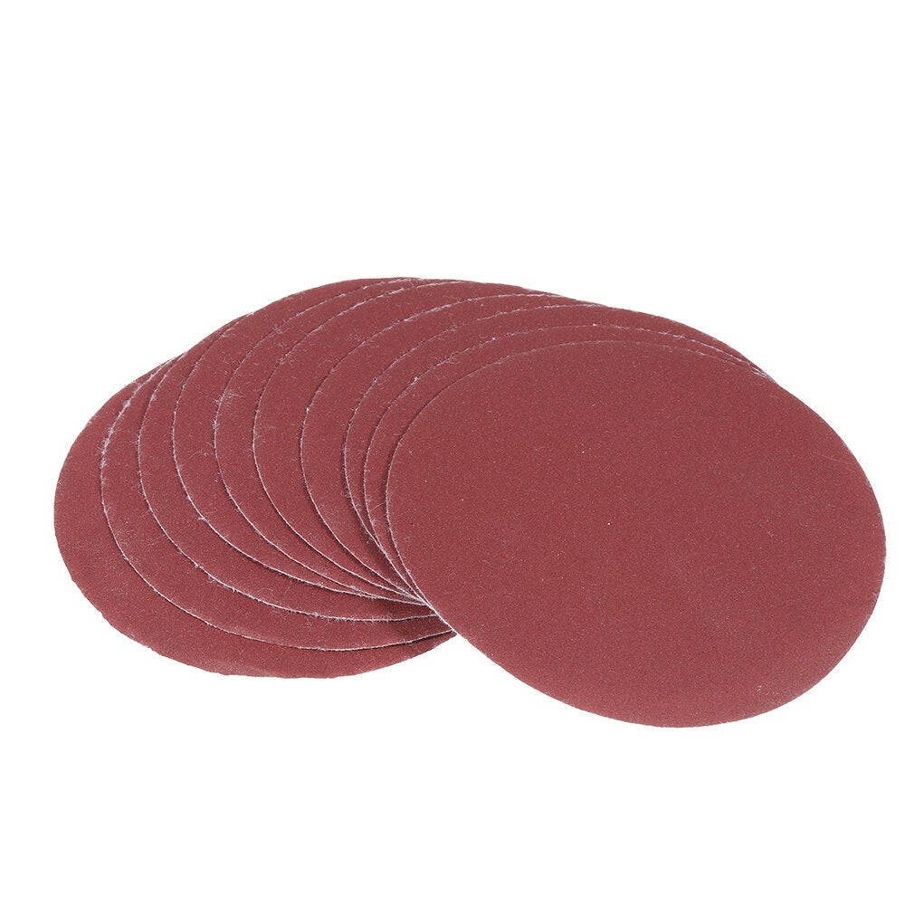 4 Inch Sanding Pad with 10pcs Sandpapers and 5pcs Flange Nuts Grinding Accessories for Polishing Abrasive Tools