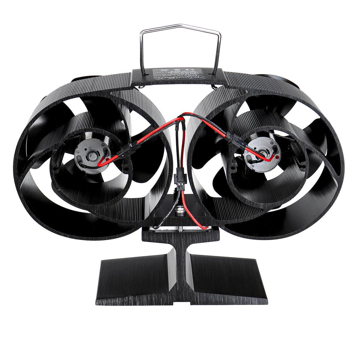 8 Blades Stove Fan Fireplace Fire Heat Powered Saving Eco Friendly Fireplace Fans Wood Log Burner Household Winter Warmer