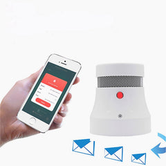 Smart Smoke Detector WiFi Smoke Sensor Networked Smoke Alarm Work with Smart Life Tuya APP