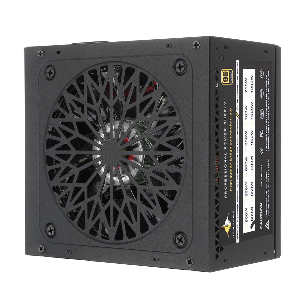 800W 110/220V PC Power Supply Passive PFC Power Supply 120MM RGB fan PC Computer Gaming Power Supply EMI Temperature Control