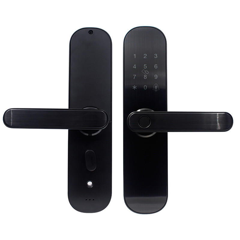 Smart Fingerprint Door Lock Password Card TUYA APP Remotely Identification Security Unlock Intelligent Home Anti-Theft Electronic Locker
